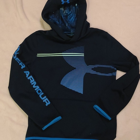 Under Armour Other - Under Armour Boy's Blue Hoodie Sweatshirt Medium